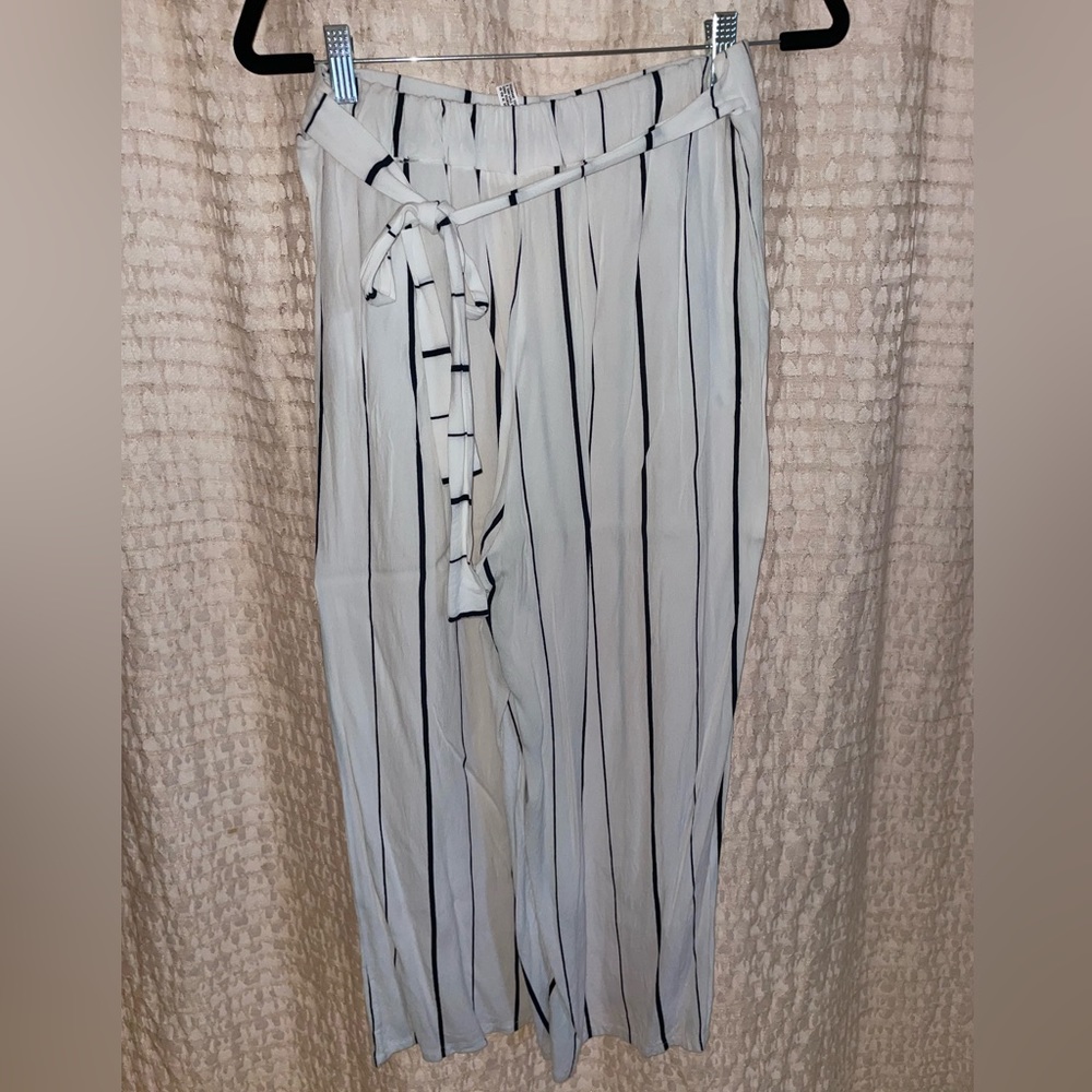 Top Shop, striped work pants